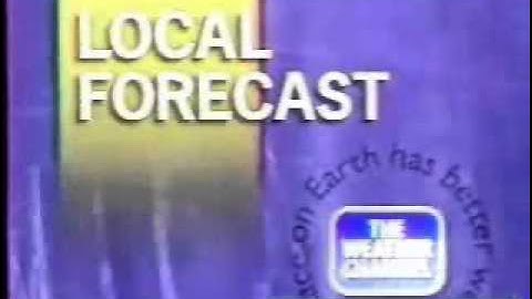The Weather Channel 1996 local forecast intro effects