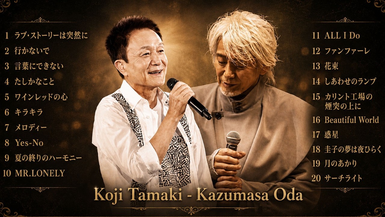 玉置浩二 × 小田和正 BEST BALLADS 2026 🌧️｜涙が止まらない日本