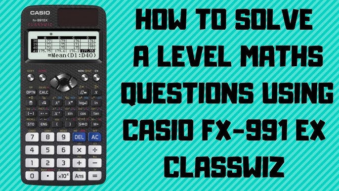 Spreadsheet Calculation using CASIO CLASSSWIZ fx-991EX fx-570EX