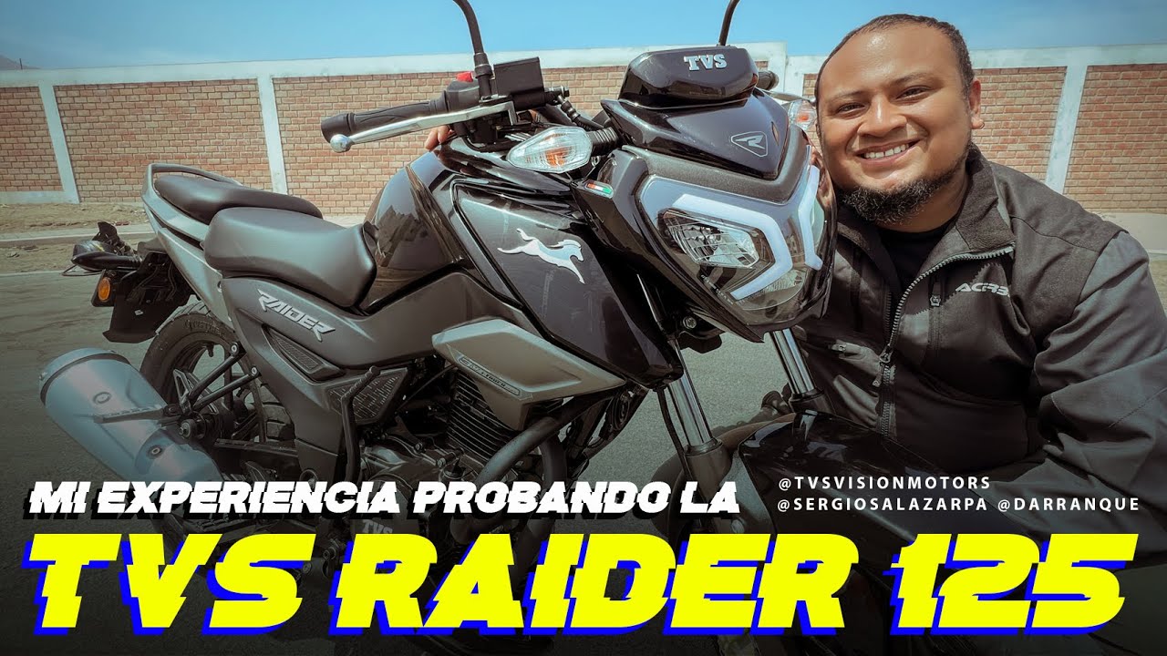 Mi experiencia probando la #tvsraider 125 cc