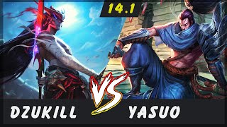 Dzukill - Yone vs Yasuo TOP Patch 14.1 - Yone Gameplay