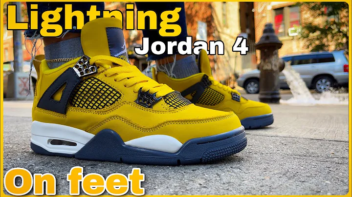 Jordan 4 Lightning 2021 - On Foot “EARLY LOOK”