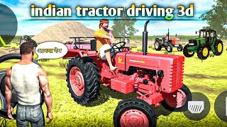 INDIAN TRACTOR DRIVING 3D GAME || BEST TRACTOR GAME FOR ANDROID 2021 screenshot 2