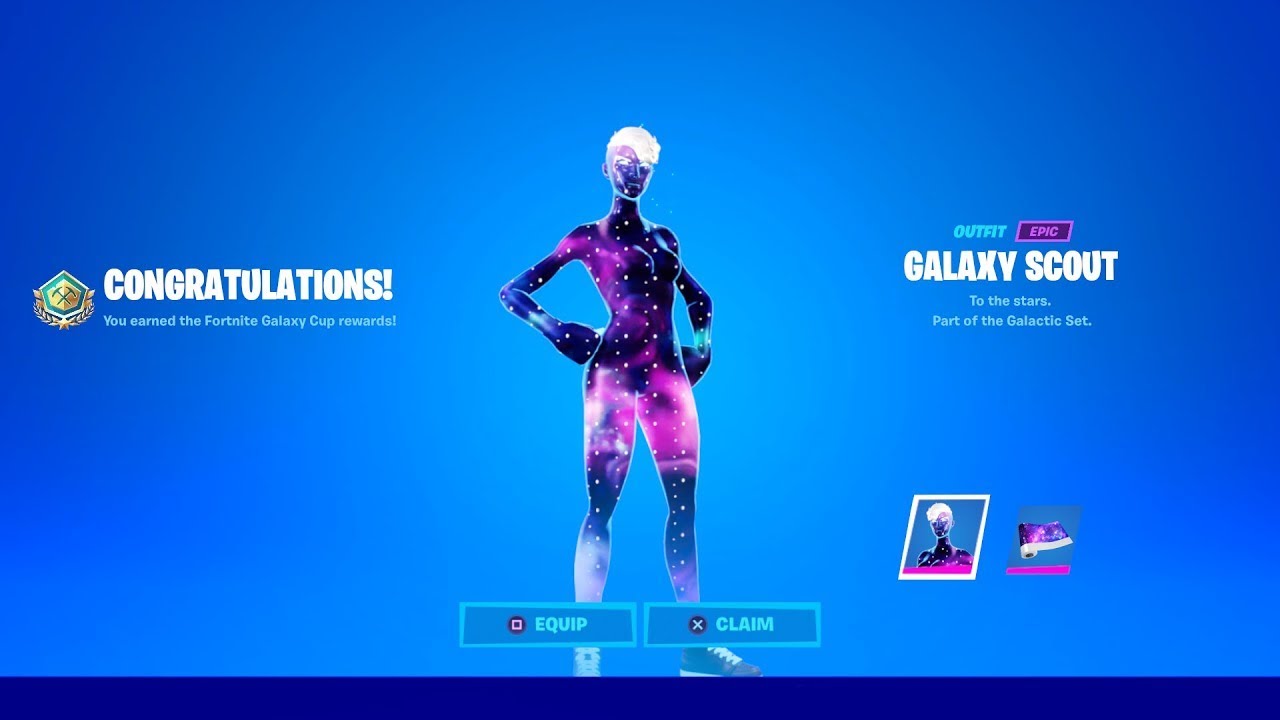 Leaked Galaxy Scout Skin Gameplay By Loukibot Fortnite Fortnite Quiz