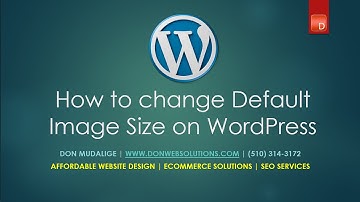Learn how to change Default image settings on your WordPress Website