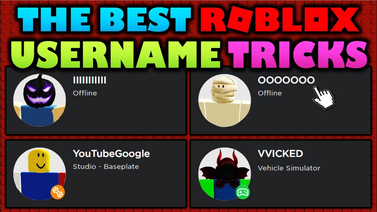 Usernames players in roblox and sorry if some player is my friend