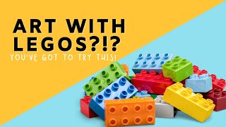 Lego Art | Easy Printmaking Idea for Kids