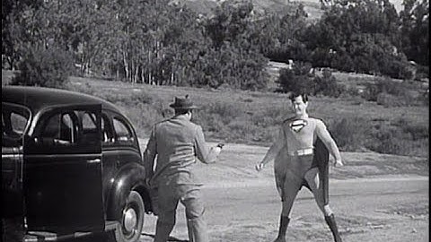 1948 Superman Serial Chapter 05 A Job for Superman! clip