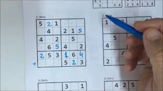 Klasik Sudoku sorusu Nasıl Çözülür ?