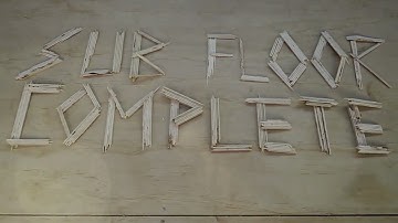 #40 SKOOLIE BUS CONVERSION | SUBFLOOR IS COMPLETE!