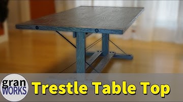 Distressed Trestle Table - Part 2 | Woodworking | How To