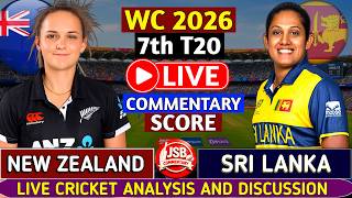 New Zealand Women vs Sri Lanka Women | NZ W vs SL W 7th T20 | WC Live Cricket Score & Commentary