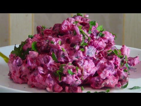 Видео рецепт Салат из куриной грудки и помело