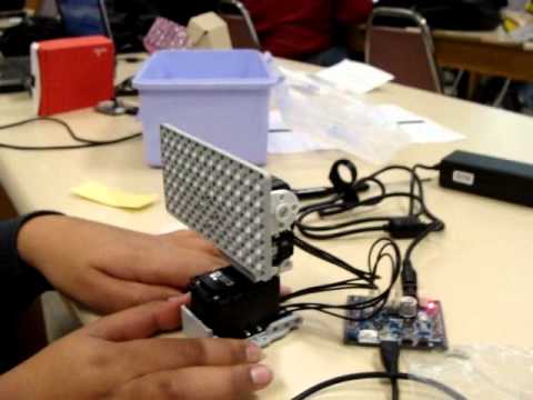 Copy of Robotis CM 900 controlling 2 servos for pan and tilt movement