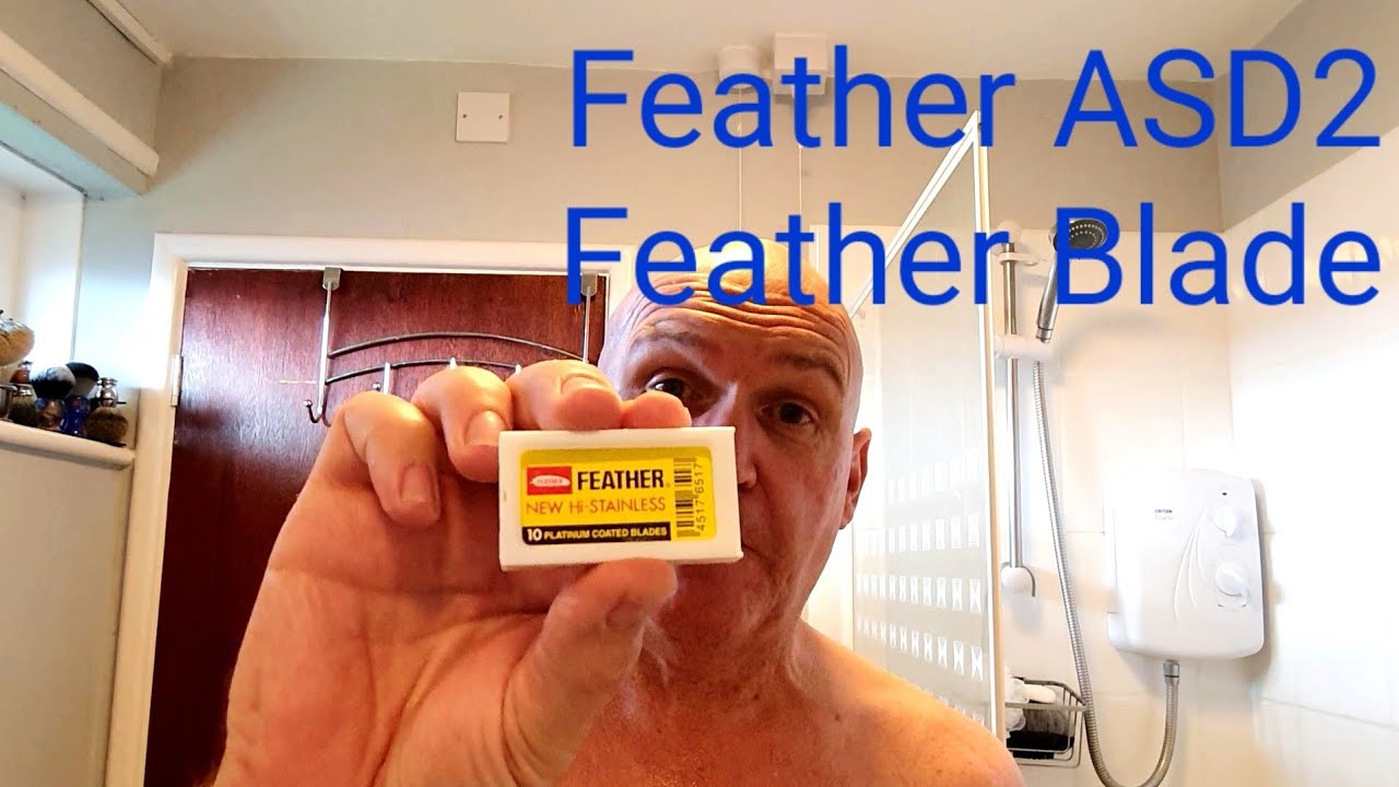 Feather ASD2 Razor & Feather Blade. Goodfellas Smile Shibusa 2 soap & Splash