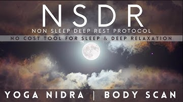 NSDR Non Sleep Deep Rest Protocol | Yoga Nidra | Body Scan | 10 Minutes | Sleep Quickly | Relax