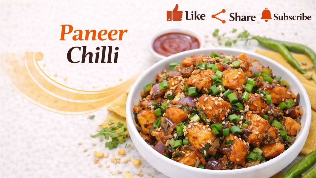 Paneer Chilli | Spicy & Restaurant Style | Easy Indo-Chinese Recipe