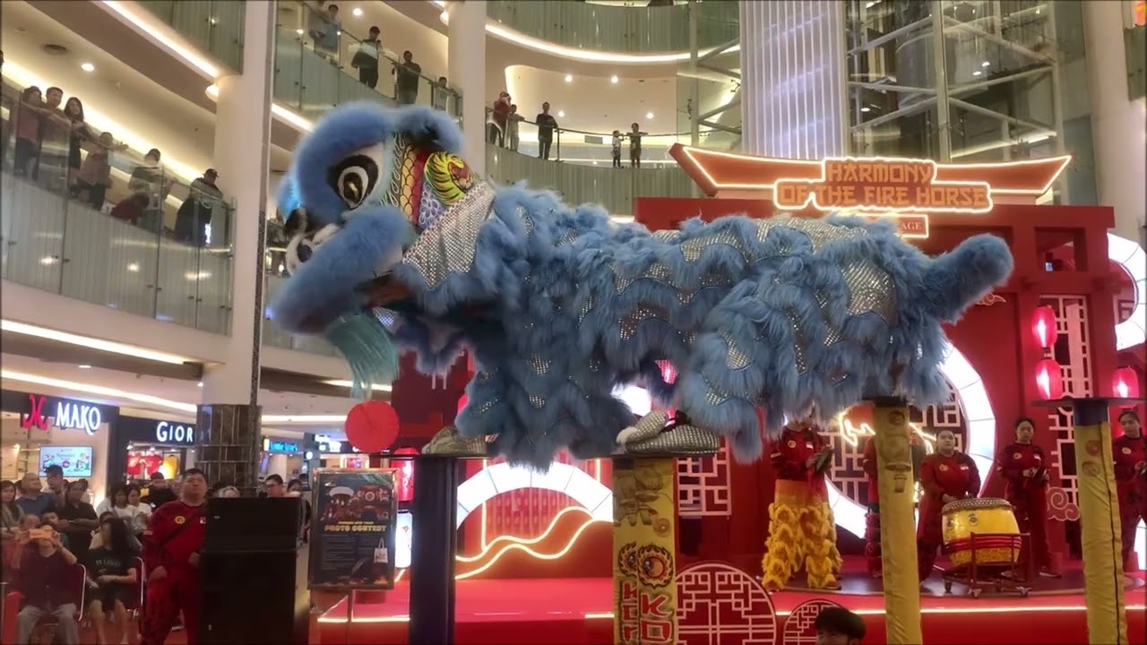 LUWES! Barongsai Lion Dance Imlek CNY 2026 🧧 Pluit Village Jakarta 🇮🇩 | 15 Feb 2026 Jam 15.00