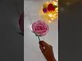 Super Aesthetic Light Pink Rose Flower Made with Tissue Paper 🌸