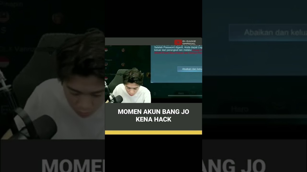 APAKAH AKUN BANG JO BENER BENER KENA HACK? 