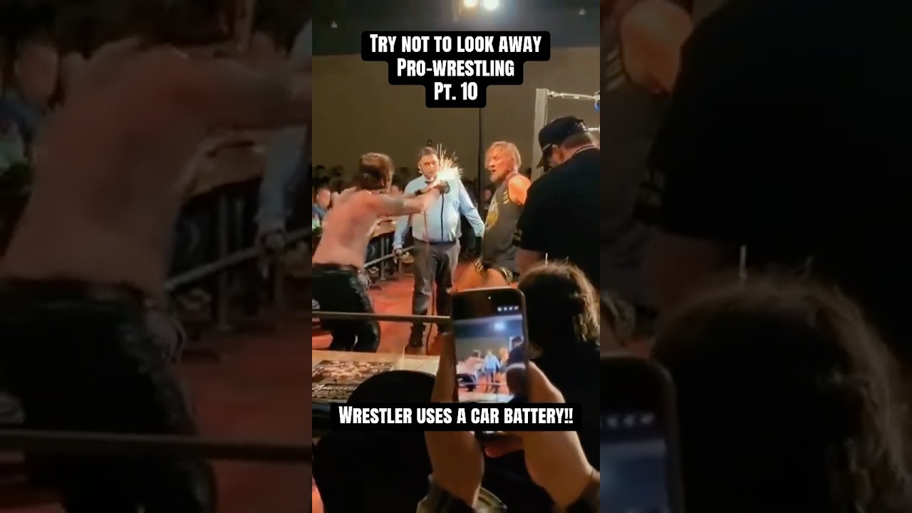 TRY NOT TO LOOK AWAY pt.9! #trynottolookawaywrestling #prowrestling #trynottolookaway #crazymoments