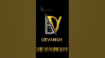 devansh brand design logo 🔥 drop coment in your name and the next logo 🤟#viral #trending #shorts