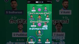RCB vs GT dream team prediction winning team prediction | #GTvRCB #viral #dream11 #shorts