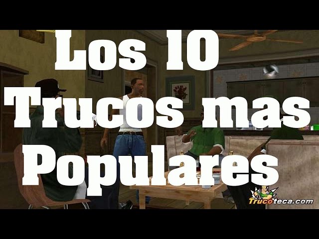 Trucos De GTA San Andreas PS2 Vida Infinita ▷➡️ Trucoteca ▷➡️