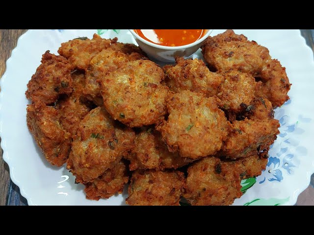 Babi Cincang Goreng | Anak Anak Pasti Ketagihan | Pork Fritters Recipe Chinese Style, must try! class=