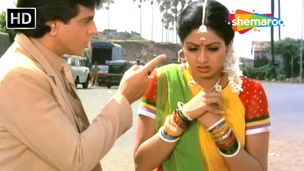 तुम जैसों को पुलिस के हवाले करना चाहिए | Aulad - Part 1 | Jeetendra, Sridevi