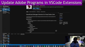Update Adobe Programs in VSCode Extensions