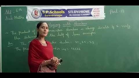 STD 6 CBSE | MATHS LEC 21 | S P SCHOOL SURENDRANAGAR