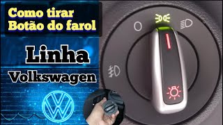 Como tirar/destravar o botão do farol Volkswagen Saveiro gol Voyage Fox#dica#interruptor farol