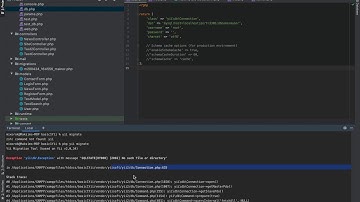 Как починить Migrate на Yii Mac OS (XAMPP)