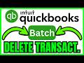 How To BATCH DELETE TRANSACTIONS In QuickBooks Online (QUICK &amp; EASY) 2026
