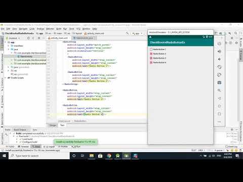 AndroidStudio tutorial - beginner | #5 | How to Android working with CheckBox and RadioButton