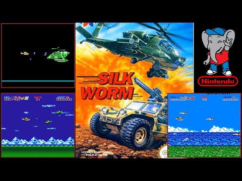 Видео: SilkWorm (NES / Денди) - Прохождение. НЕ СПЛЮЩ. картинка, БЕЗ фильтров. Оригинал. размер [1080p HD]