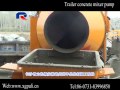 trailer concrete mixer pump Pully machinery