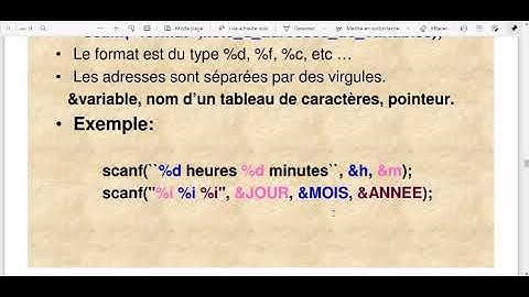 les entrées et sorties en C -cour et pratique