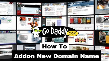 How To Create Addon Domain | How To Setup New Domain | Godaddy New Domain Setup tutorial video