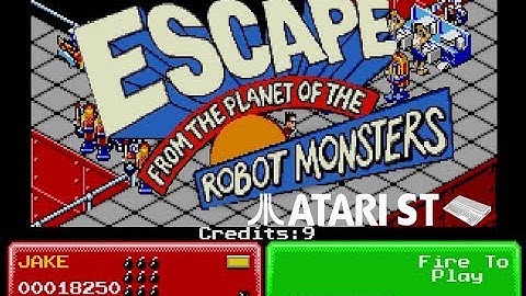 Escape from the Planet of the Robot Monsters - Atari ST (1990)