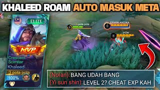 KHALEED ROAM AUTO BIKIN JUNGLER MUSUH NANGIS!! NEW META DI PATCH SEKARANG!! - MOBILE LEGENDS