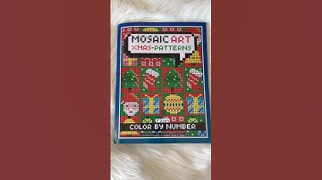 Mosaic Art Xmas- Patterns Coloring Book | Sachin Sachdeva | Flip Through