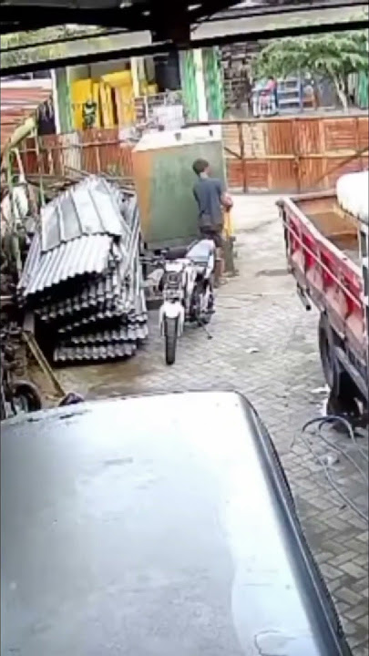 Indonesia Factory EXPLOSION! Caught on Camera. CRAZY! #shorts