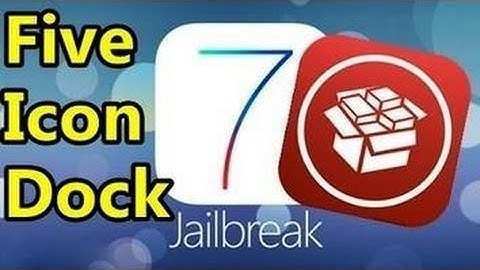 BEST CYDIA TWEAKS # 5 Five icon Dock iOS7 5s
