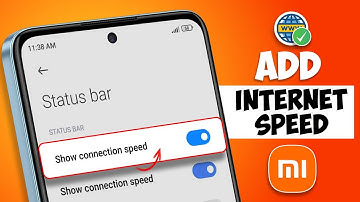 How to Add an Internet Speed Indicator to the Status Bar on Xiaomi Phones