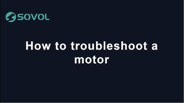 How to troubleshoot a motor | Sovol SV06