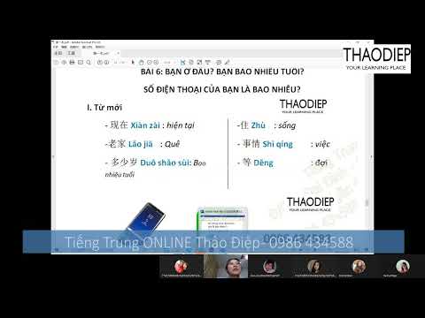 Học Tiếng Trung ONLINE với giáo viên Trung Quốc