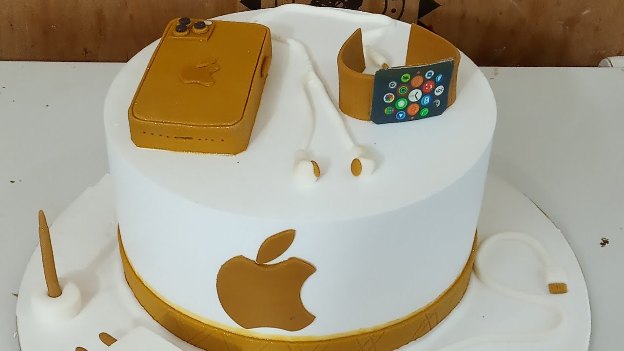 iphone 13 pro fondant cake tutorial .. this beautiful surprise cake #iphone  13 gift any friends .. - YouTube