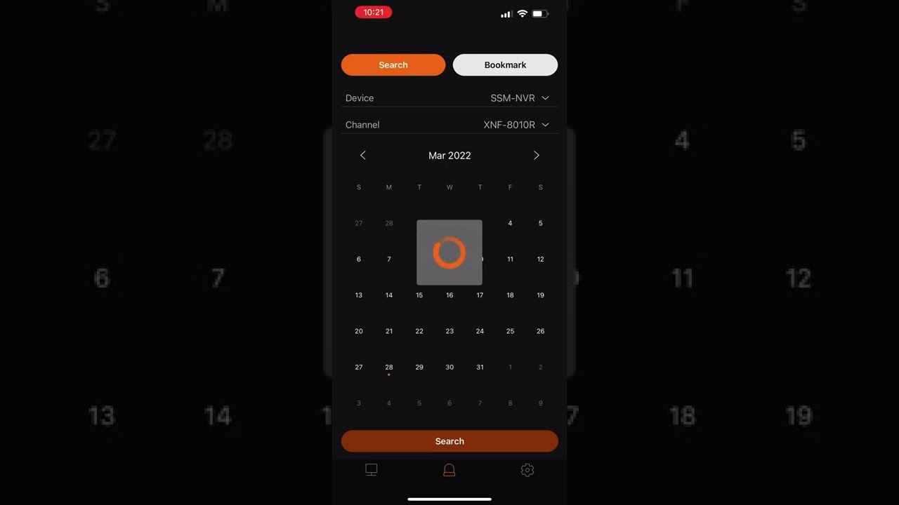Search Motion Or Other Event Wisenet Mobile Operation Videos XNF